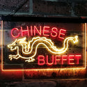 ADVPRO Chinese Buffet Dragon Display Dual Color LED Neon Sign st6-i3095 - Red & Yellow