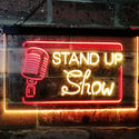 ADVPRO Stand-up Comedy Show Live Dual Color LED Neon Sign st6-i3097 - Red & Yellow