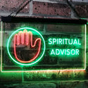 ADVPRO Spiritual Advisor Dual Color LED Neon Sign st6-i3109 - Green & Red
