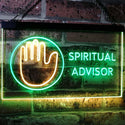 ADVPRO Spiritual Advisor Dual Color LED Neon Sign st6-i3109 - Green & Yellow