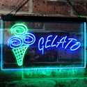 ADVPRO Gelato Ice Cream Kid Room Decor Dual Color LED Neon Sign st6-i3111 - Green & Blue