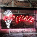 ADVPRO Gelato Ice Cream Kid Room Decor Dual Color LED Neon Sign st6-i3111 - White & Red