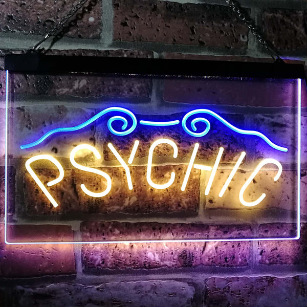 ADVPRO Psychic Readings Dual Color LED Neon Sign st6-i3115 - Blue & Yellow