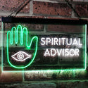 ADVPRO Spiritual Advisor Eye Dual Color LED Neon Sign st6-i3116 - White & Green