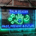 ADVPRO Palm Reader Present Past Future Dual Color LED Neon Sign st6-i3119 - Green & Blue