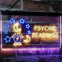 ADVPRO Psychic Readings Crystal Ball Dual Color LED Neon Sign st6-i3120 - Blue & Yellow