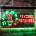 ADVPRO Psychic Readings Crystal Ball Dual Color LED Neon Sign st6-i3120 - Green & Red