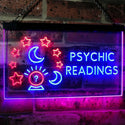 ADVPRO Psychic Readings Crystal Ball Dual Color LED Neon Sign st6-i3120 - Red & Blue