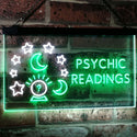 ADVPRO Psychic Readings Crystal Ball Dual Color LED Neon Sign st6-i3120 - White & Green