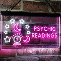 ADVPRO Psychic Readings Crystal Ball Dual Color LED Neon Sign st6-i3120 - White & Purple