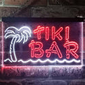 ADVPRO Tiki Bar Palm Tree Dual Color LED Neon Sign st6-i3138 - White & Red