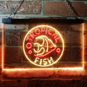 ADVPRO Tropical Fish Shop Home Decoration Dual Color LED Neon Sign st6-i3144 - Red & Yellow