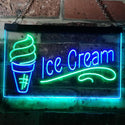 ADVPRO Ice Cream Shop Kid Room Decoration Display Dual Color LED Neon Sign st6-i3157 - Green & Blue