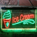 ADVPRO Ice Cream Shop Kid Room Decoration Display Dual Color LED Neon Sign st6-i3157 - Green & Red