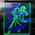 ADVPRO Dance Tango Foxtrot Viennese Waltz Display  Dual Color LED Neon Sign st6-i3166 - Green & Blue