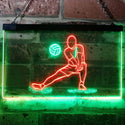 ADVPRO Volleyball Sport Room Display Home Bar Dual Color LED Neon Sign st6-i3167 - Green & Red
