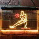 ADVPRO Volleyball Sport Room Display Home Bar Dual Color LED Neon Sign st6-i3167 - Red & Yellow