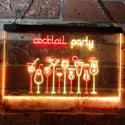 ADVPRO Cocktail Party Home Bar Club Pub Dual Color LED Neon Sign st6-i3175 - Red & Yellow