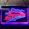 ADVPRO Train Lover Kid Room Decoration Display Dual Color LED Neon Sign st6-i3184 - Blue & Red