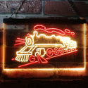 ADVPRO Train Lover Kid Room Decoration Display Dual Color LED Neon Sign st6-i3184 - Red & Yellow