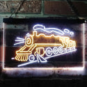 ADVPRO Train Lover Kid Room Decoration Display Dual Color LED Neon Sign st6-i3184 - White & Yellow