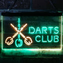 ADVPRO Dart Clubs Bar Pub VIP Open Dual Color LED Neon Sign st6-i3185 - Green & Yellow