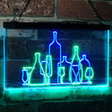 ADVPRO Bar Pub Club Home Decoration Cocktails Display Dual Color LED Neon Sign st6-i3187 - Green & Blue