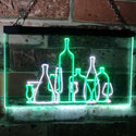 ADVPRO Bar Pub Club Home Decoration Cocktails Display Dual Color LED Neon Sign st6-i3187 - White & Green