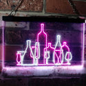 ADVPRO Bar Pub Club Home Decoration Cocktails Display Dual Color LED Neon Sign st6-i3187 - White & Purple