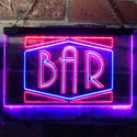 ADVPRO BAR Display Open Home Decoration Man Cave Dual Color LED Neon Sign st6-i3188 - Blue & Red