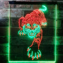ADVPRO Tigers Man Cave Sport  Dual Color LED Neon Sign st6-i3195 - Green & Red