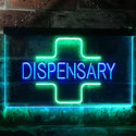 ADVPRO Dispensary Cross Shop Wall Decor Display Dual Color LED Neon Sign st6-i3205 - Green & Blue