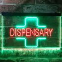 ADVPRO Dispensary Cross Shop Wall Decor Display Dual Color LED Neon Sign st6-i3205 - Green & Red