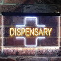 ADVPRO Dispensary Cross Shop Wall Decor Display Dual Color LED Neon Sign st6-i3205 - White & Yellow
