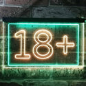 ADVPRO 18+ Man Cave Bedroom Home Den Garage Decor Dual Color LED Neon Sign st6-i3211 - Green & Yellow