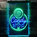 ADVPRO Candy Shop Sweet Kid Room  Dual Color LED Neon Sign st6-i3219 - Green & Blue
