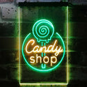 ADVPRO Candy Shop Sweet Kid Room  Dual Color LED Neon Sign st6-i3219 - Green & Yellow