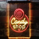 ADVPRO Candy Shop Sweet Kid Room  Dual Color LED Neon Sign st6-i3219 - Red & Yellow