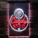 ADVPRO Candy Shop Sweet Kid Room  Dual Color LED Neon Sign st6-i3219 - White & Red