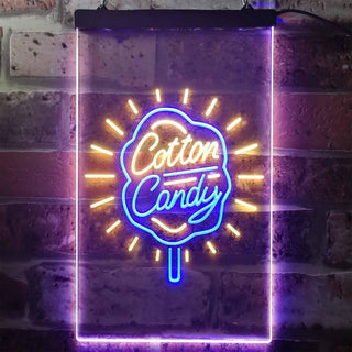 ADVPRO Cotton Candy Shop Display Kid Room  Dual Color LED Neon Sign st6-i3223 - Blue & Yellow