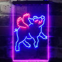 ADVPRO Flying Pig Kid Room Display  Dual Color LED Neon Sign st6-i3230 - Blue & Red