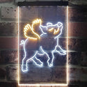 ADVPRO Flying Pig Kid Room Display  Dual Color LED Neon Sign st6-i3230 - White & Yellow