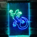 ADVPRO Gecko Man Cave Room Display  Dual Color LED Neon Sign st6-i3232 - Green & Blue