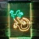 ADVPRO Gecko Man Cave Room Display  Dual Color LED Neon Sign st6-i3232 - Green & Yellow