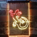 ADVPRO Gecko Man Cave Room Display  Dual Color LED Neon Sign st6-i3232 - Red & Yellow
