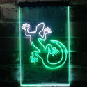 ADVPRO Gecko Man Cave Room Display  Dual Color LED Neon Sign st6-i3232 - White & Green