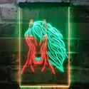 ADVPRO Horse Head Animal Display  Dual Color LED Neon Sign st6-i3234 - Green & Red