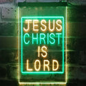 ADVPRO Jesus Christ is Lord Room Display  Dual Color LED Neon Sign st6-i3236 - Green & Yellow