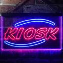 ADVPRO Kiosk Display Dual Color LED Neon Sign st6-i3246 - Blue & Red