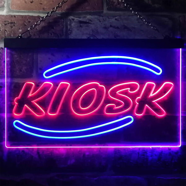 ADVPRO Kiosk Display Dual Color LED Neon Sign st6-i3246 - Blue & Red